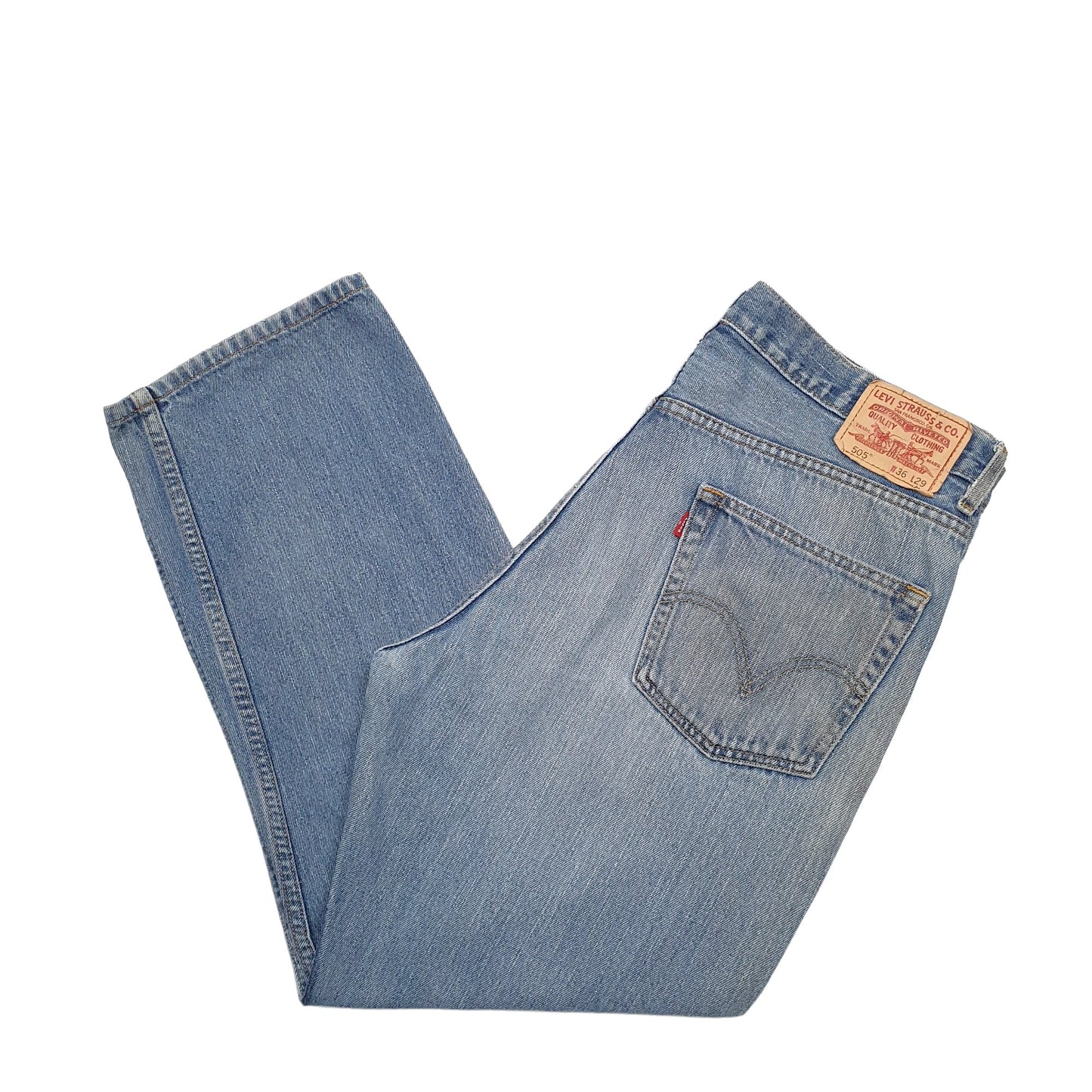 Mens Blue Levis  505 JeansW36 L29