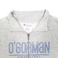 Womens Grey Champion O'Gorman Knights Basketball USA Quarter Zip Jumper