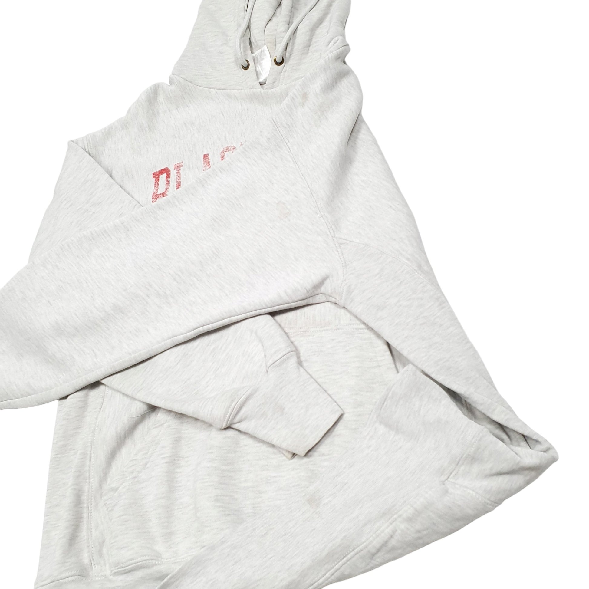 Mens Grey NHL Chicago Blackhawks Hockey Reverse Weave Hoodie Jumper