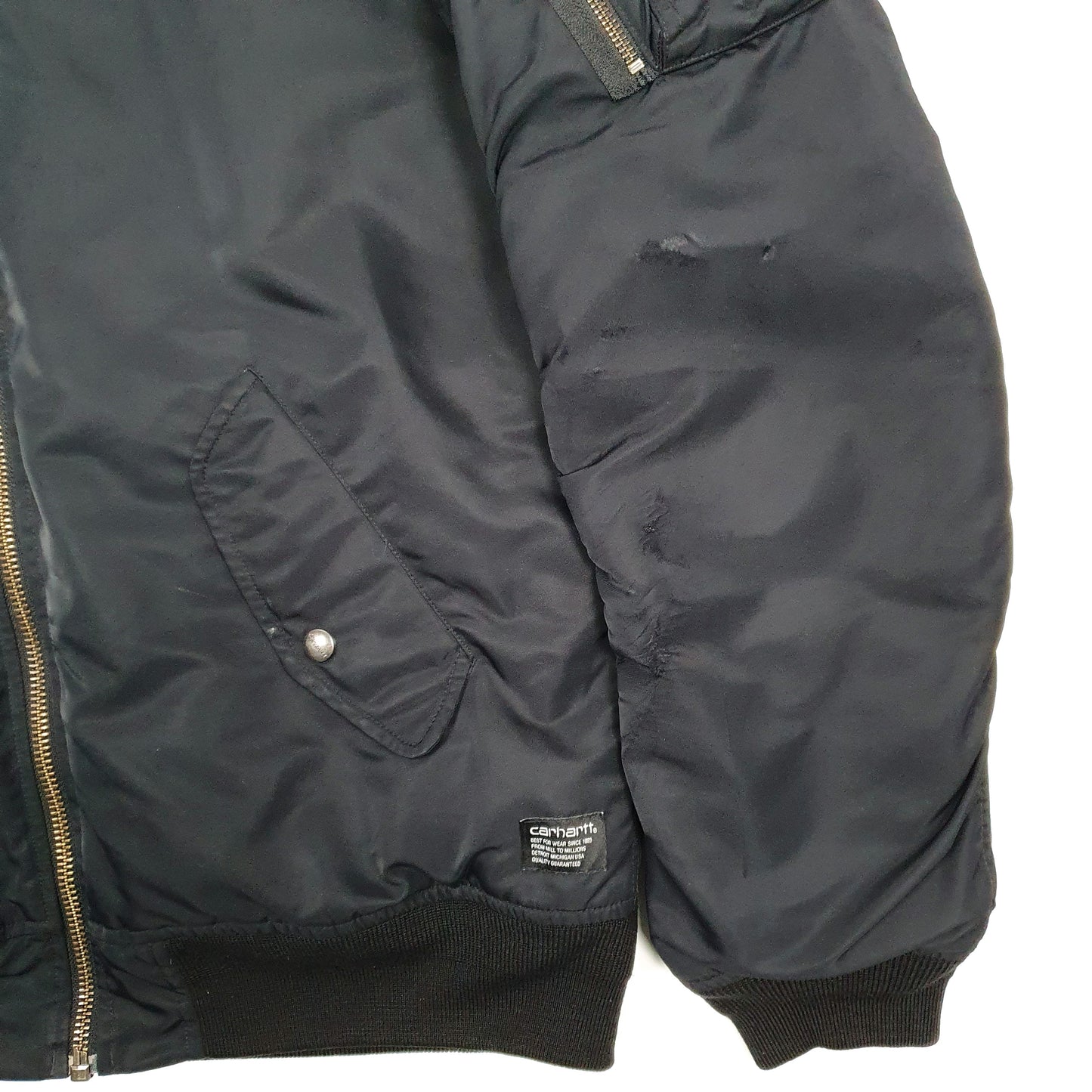 Mens Black Carhartt Ashton  Coat