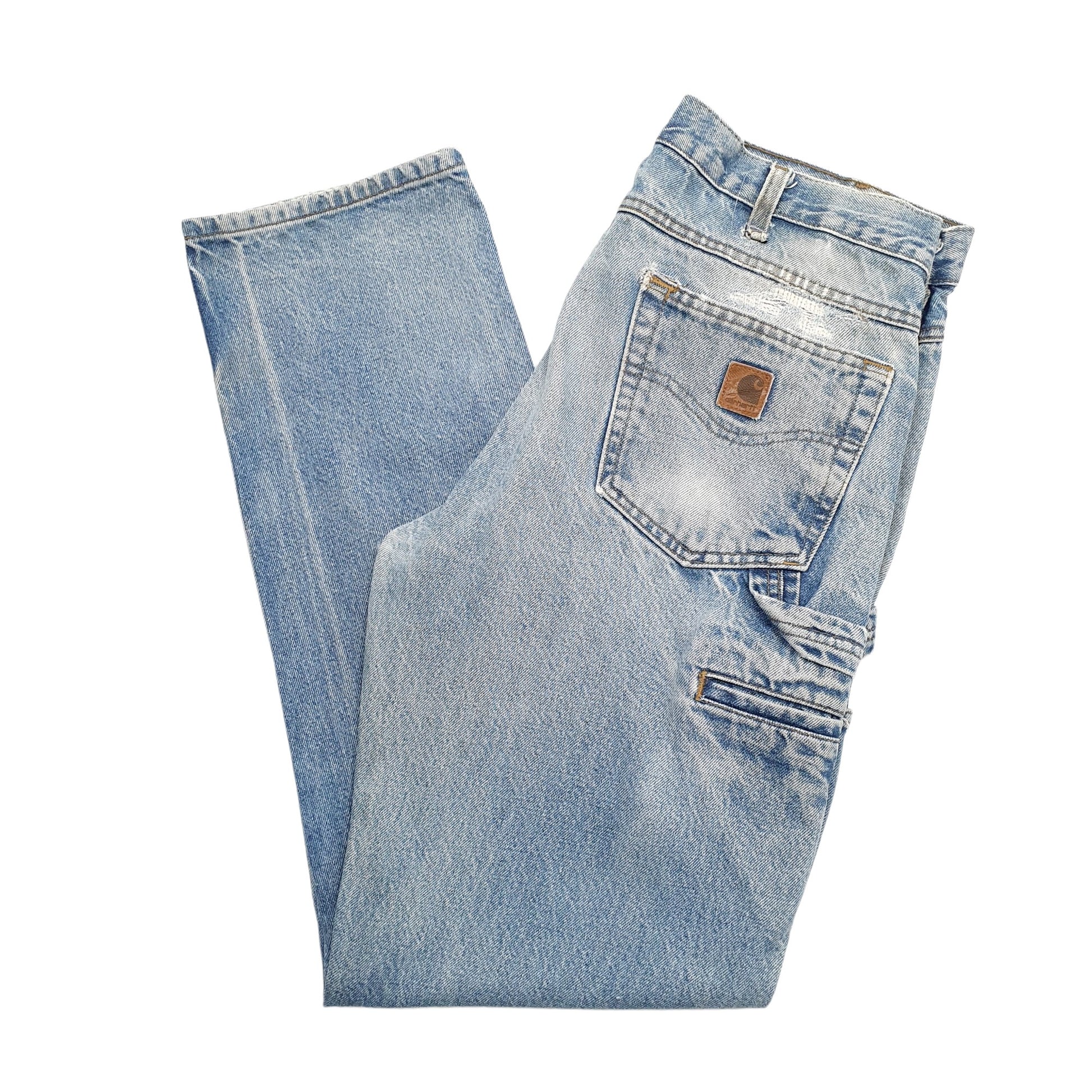 Mens Blue Carhartt  Carpenter Trousers