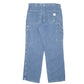 Mens Blue Carhartt Carpenter Dungaree Fit 382-83 JeansW32 L30