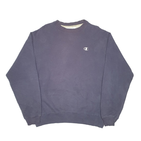 Mens Navy Champion  Crewneck Jumper