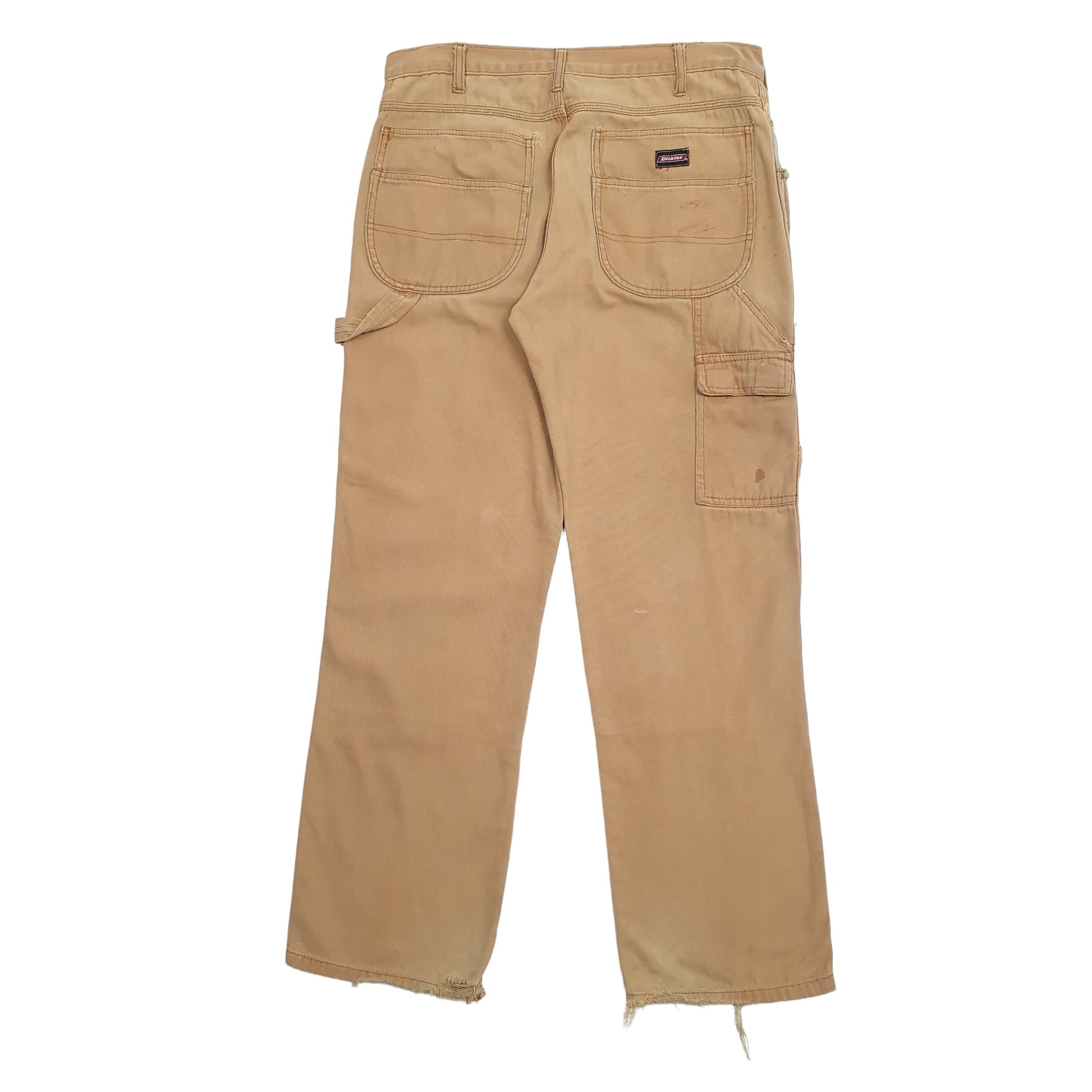 Mens Tan Dickies Double Knee Carpenter Trousers