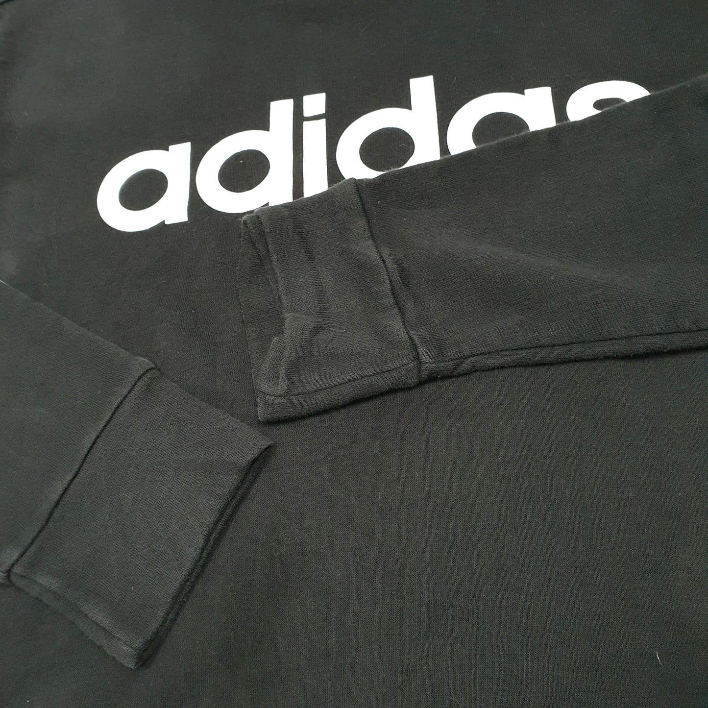 Womens Black Adidas  Hoodie Jumper