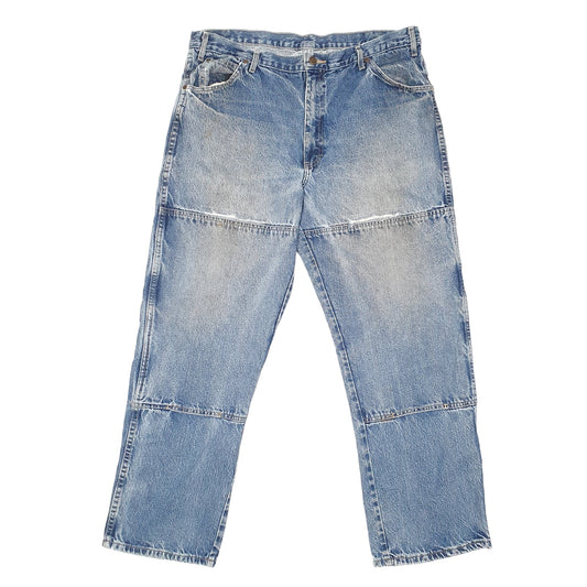 Mens Blue Dickies Double Knee Carpenter JeansW38 L32