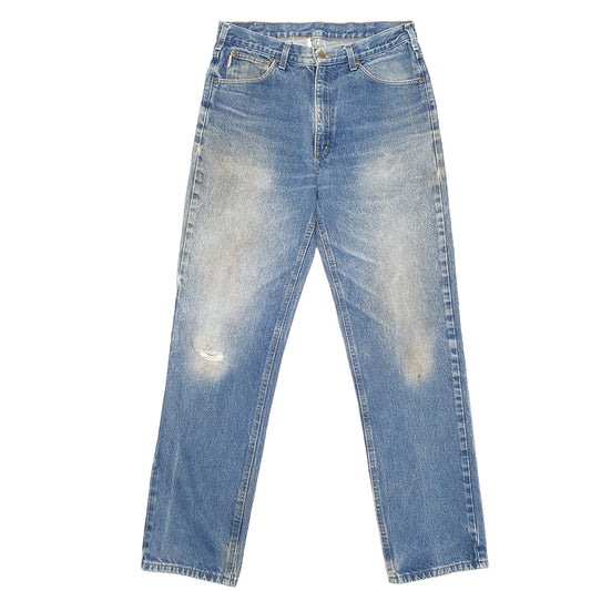 Mens Blue Carhartt Relaxed B230 JeansW34 L34