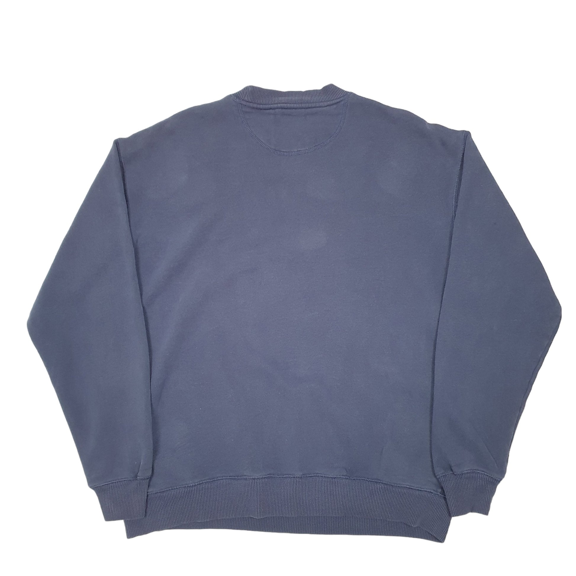 Mens Navy Fila  Crewneck Jumper