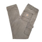 Womens Khaki Carhartt Double Knee Carpenter Trousers