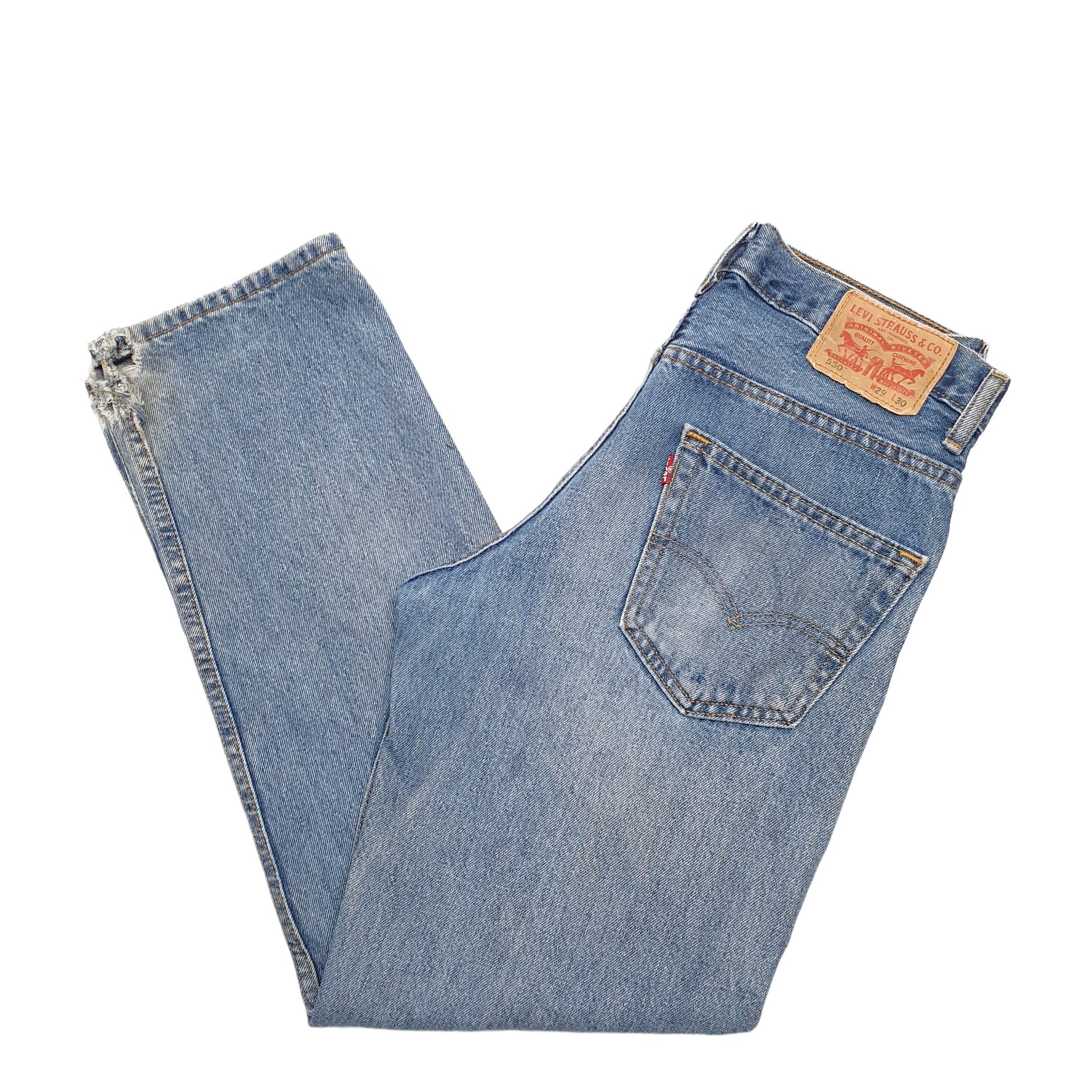 Mens Blue Levis  550 JeansW29 L30