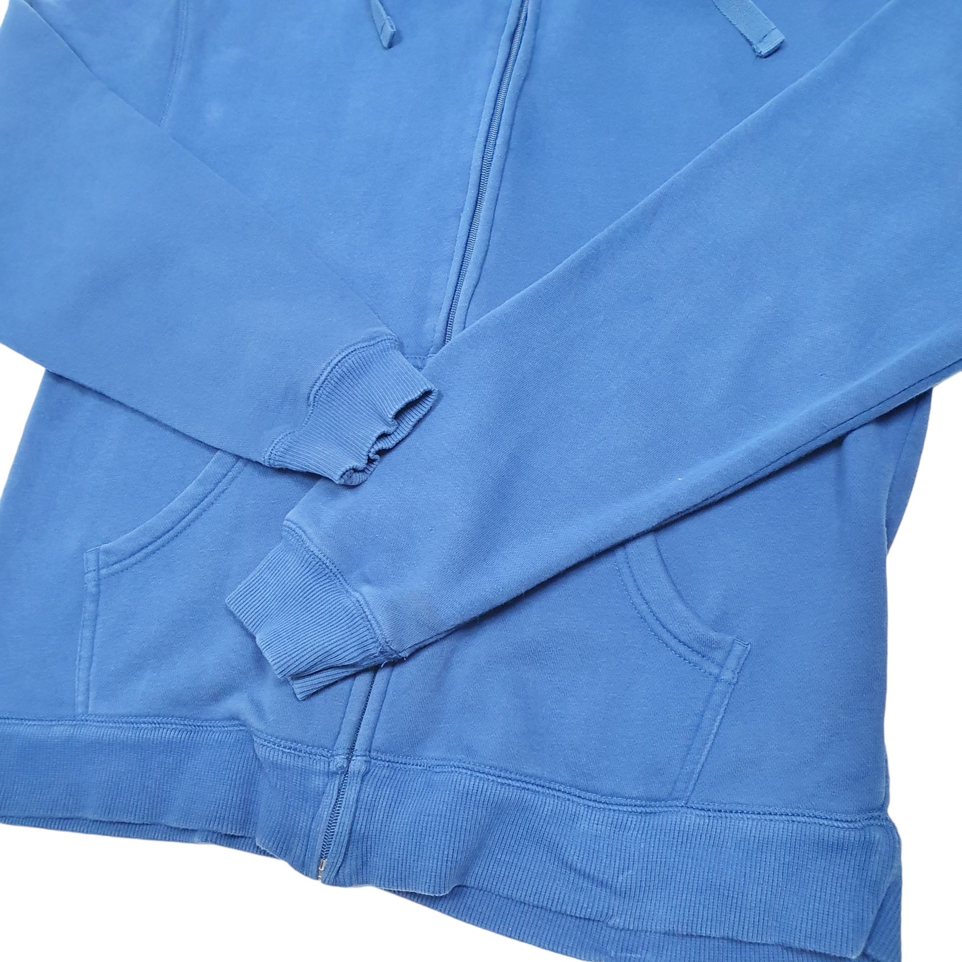 Mens Blue Champion Hoodie Full Zip Jumper