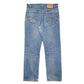 Mens Blue Levis Vintage Made In USA 90s 505 JeansW34 L30