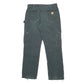 Mens Black Carhartt B342 Cargo Trousers