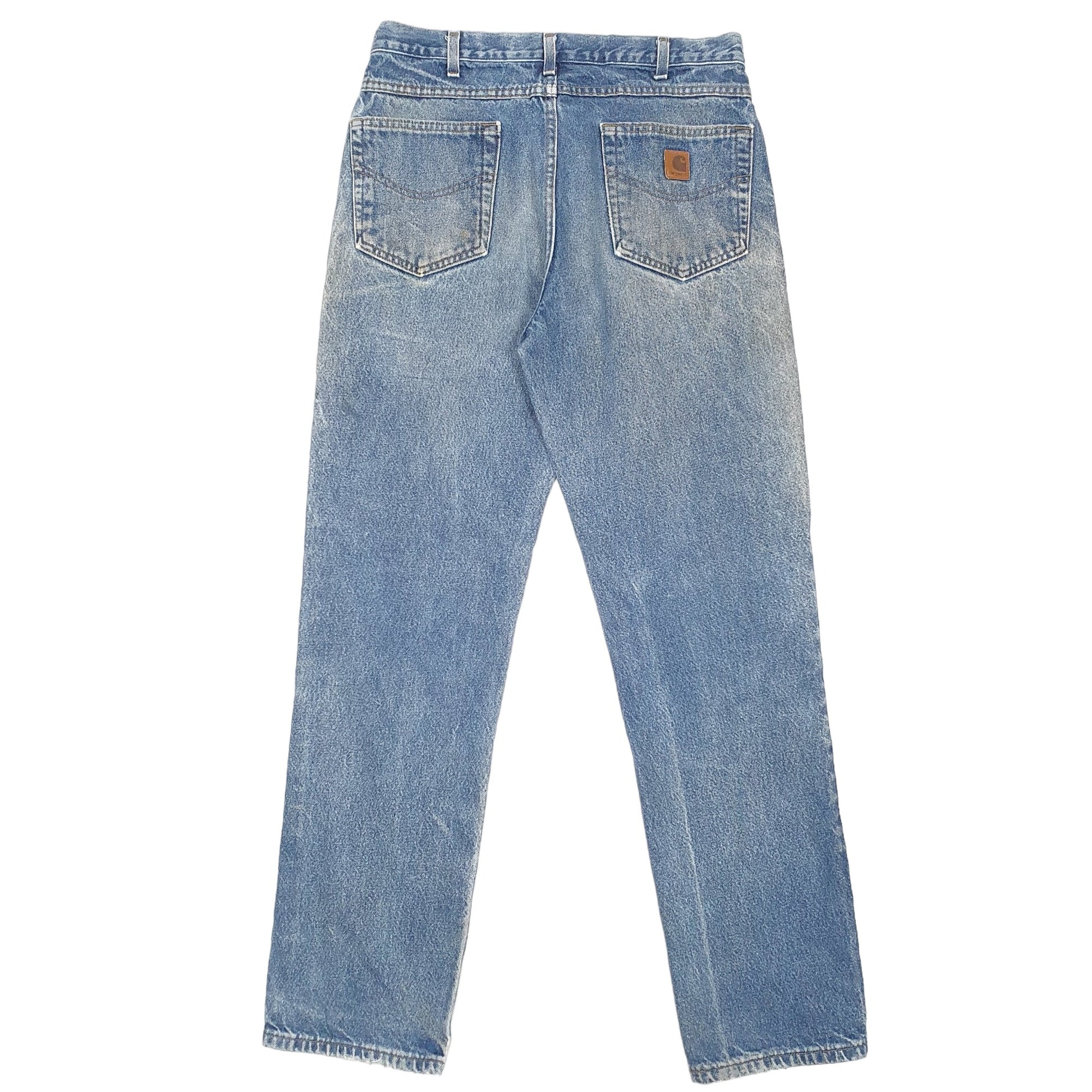 Mens Blue Carhartt Relaxed B230 JeansW34 L34