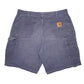 Mens Navy Carhartt B25 Carpenter Shorts