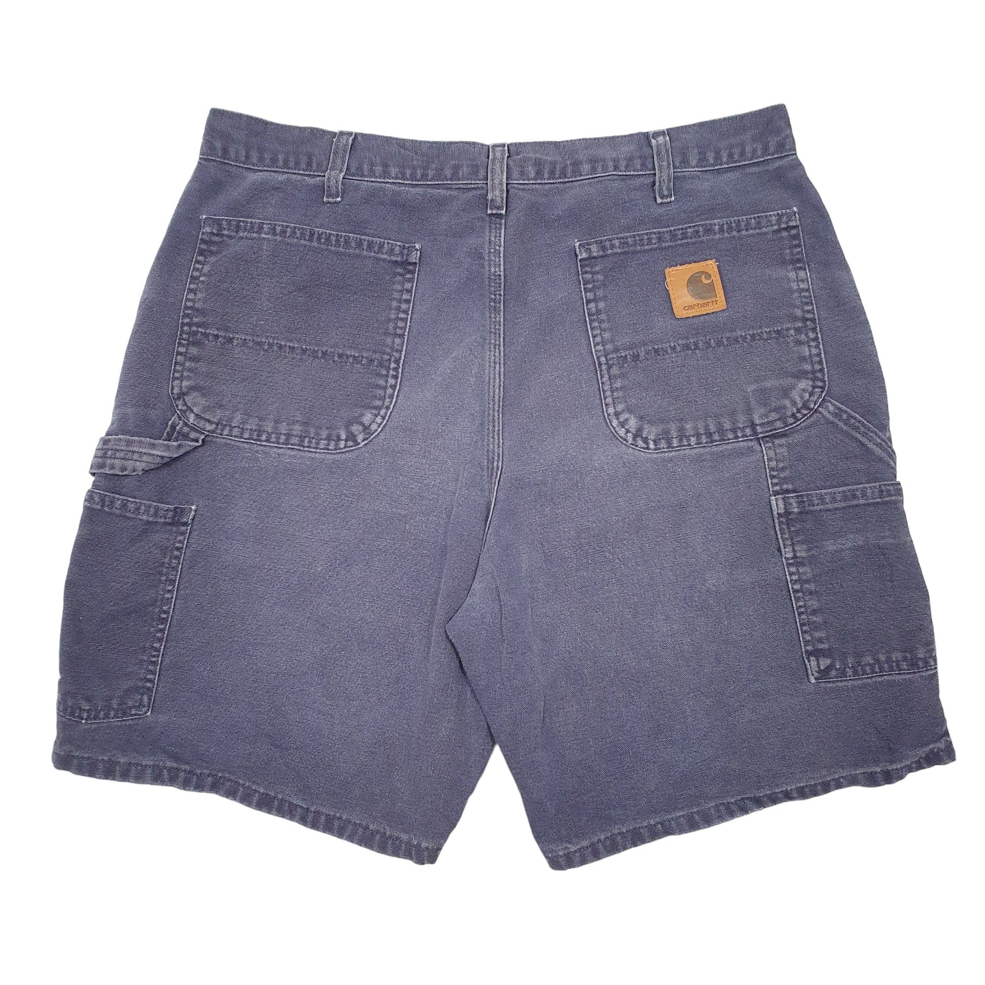 Mens Navy Carhartt B25 Carpenter Shorts