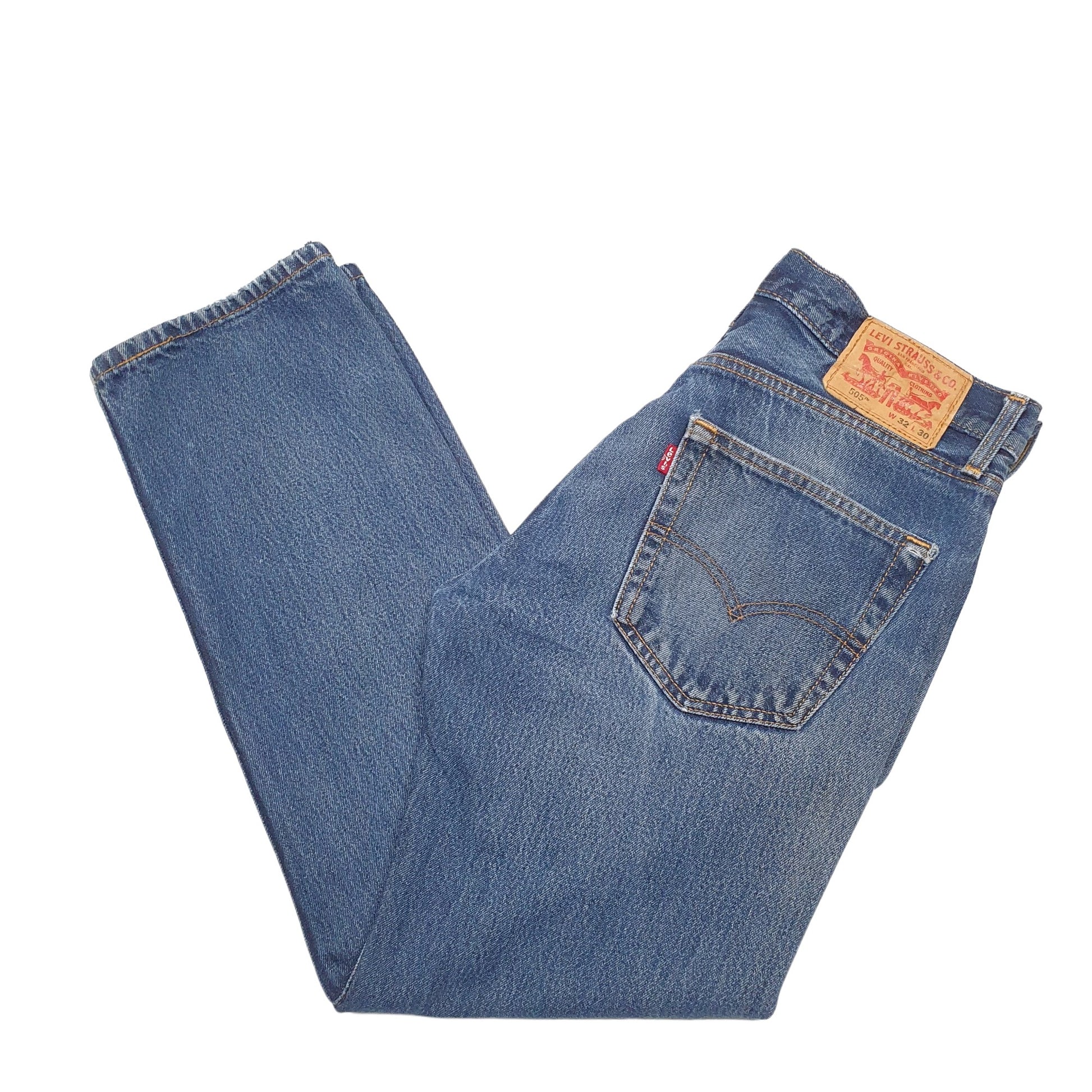 Mens Blue Levis  505 JeansW32 L30