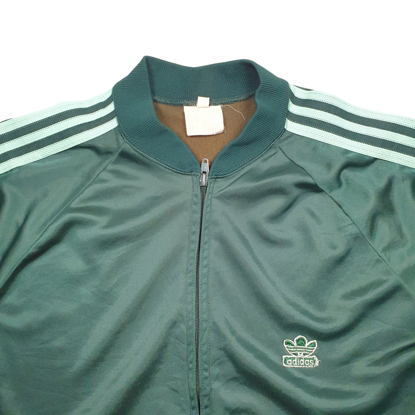 Mens Green Adidas  Full Zip Jumper