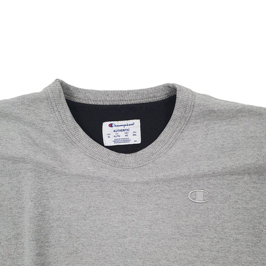 Mens Grey Champion  Crewneck Jumper