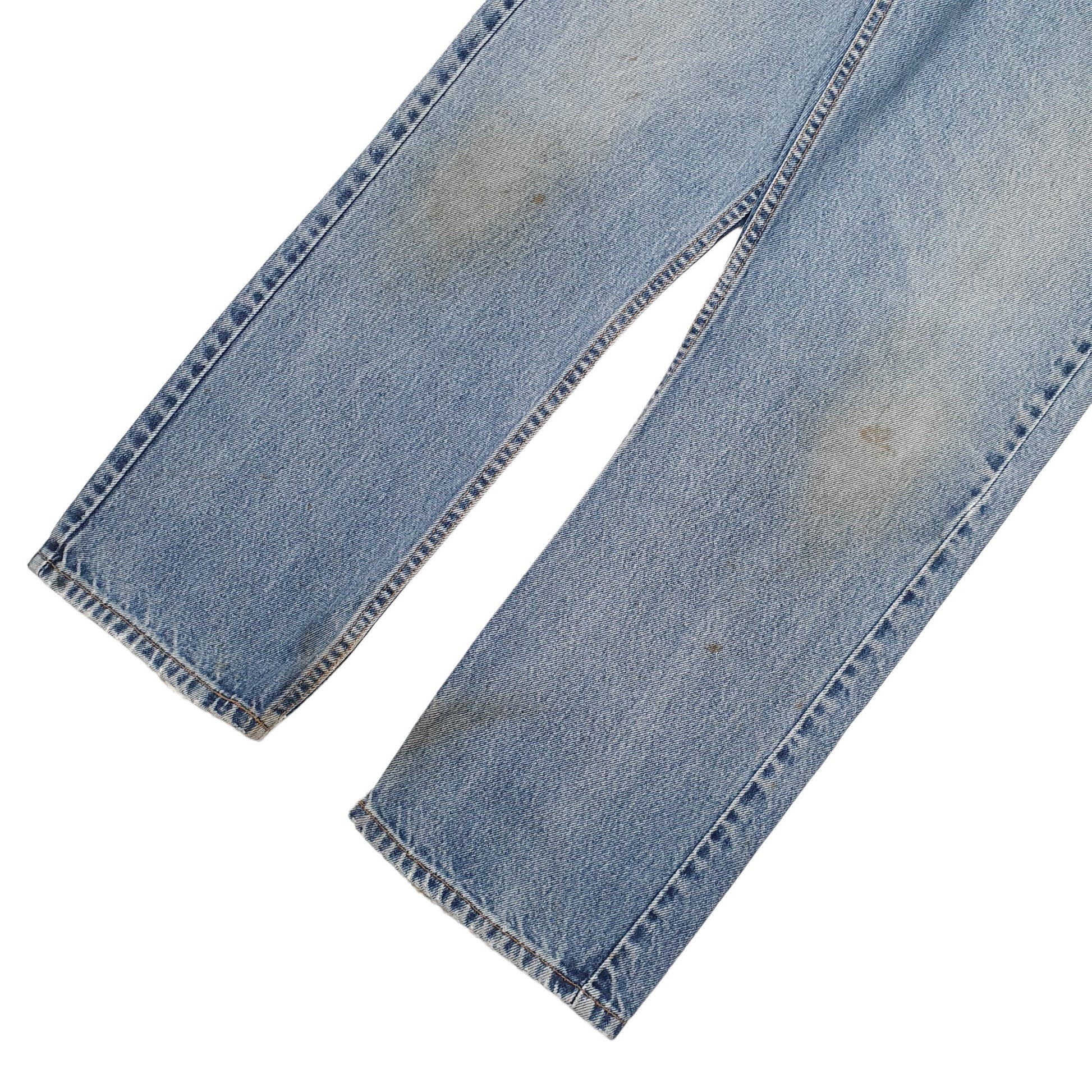 Mens Blue Levis Vintage 90's 505 JeansW34 L29