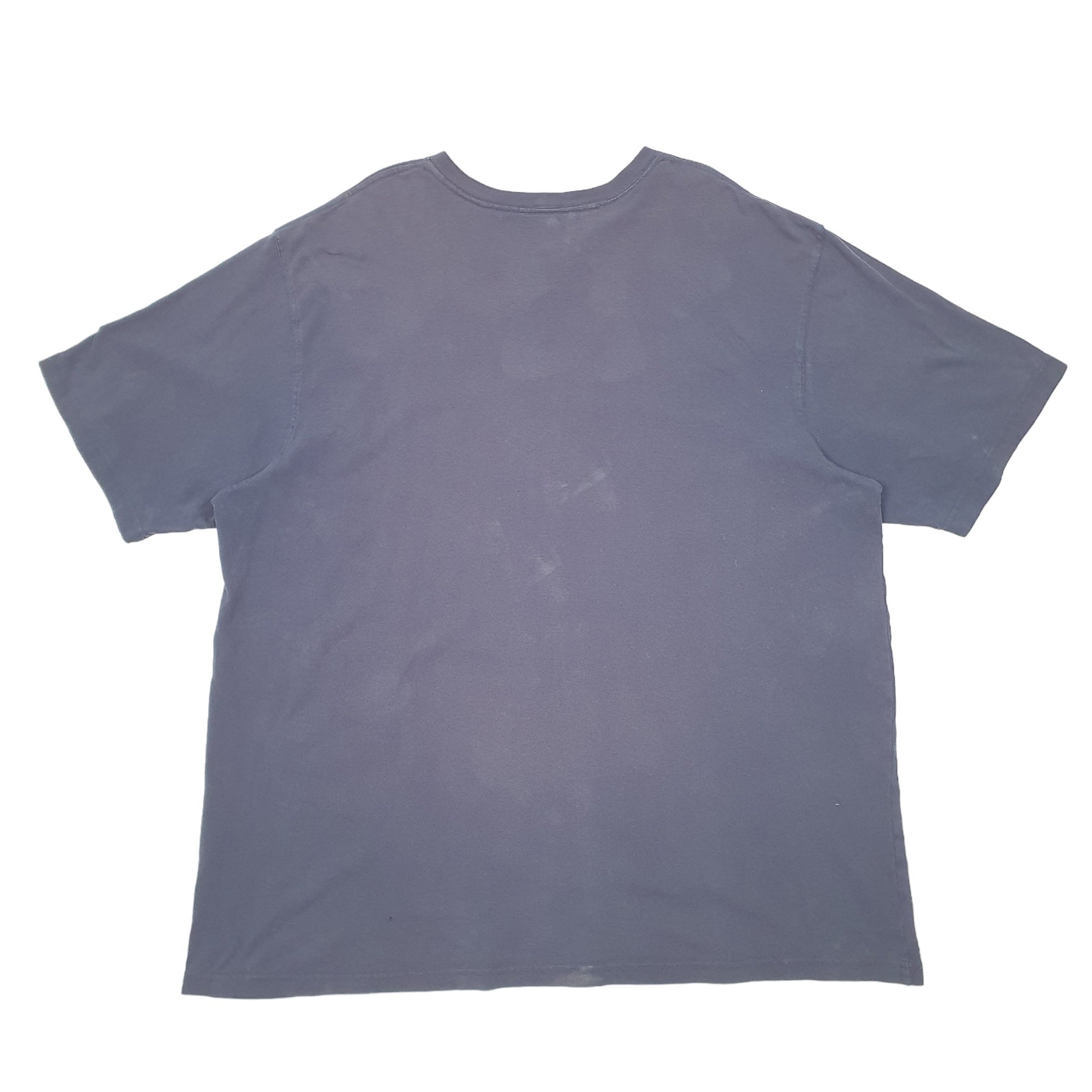 Mens Navy Carhartt Spellout Short Sleeve T Shirt