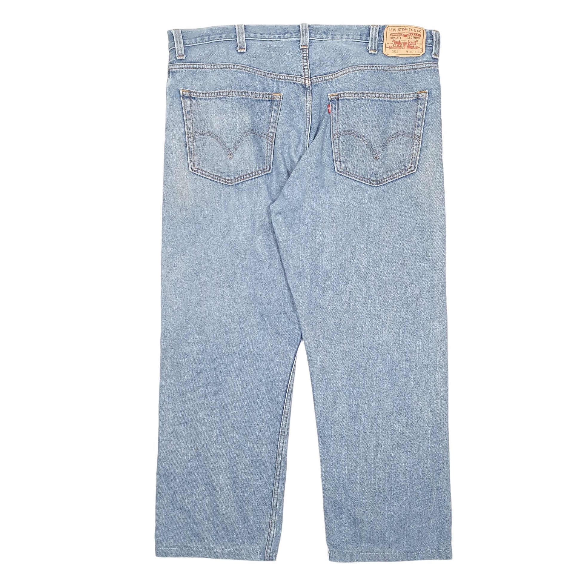 Mens Blue Levis  505 JeansW42 L29