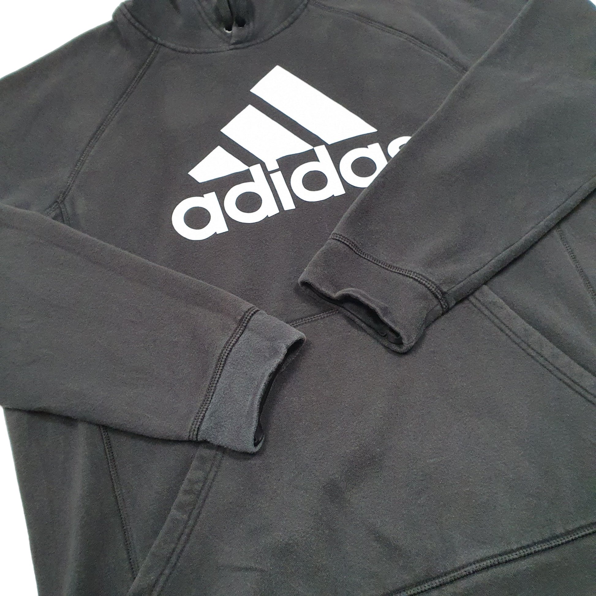 Mens Black Adidas  Hoodie Jumper