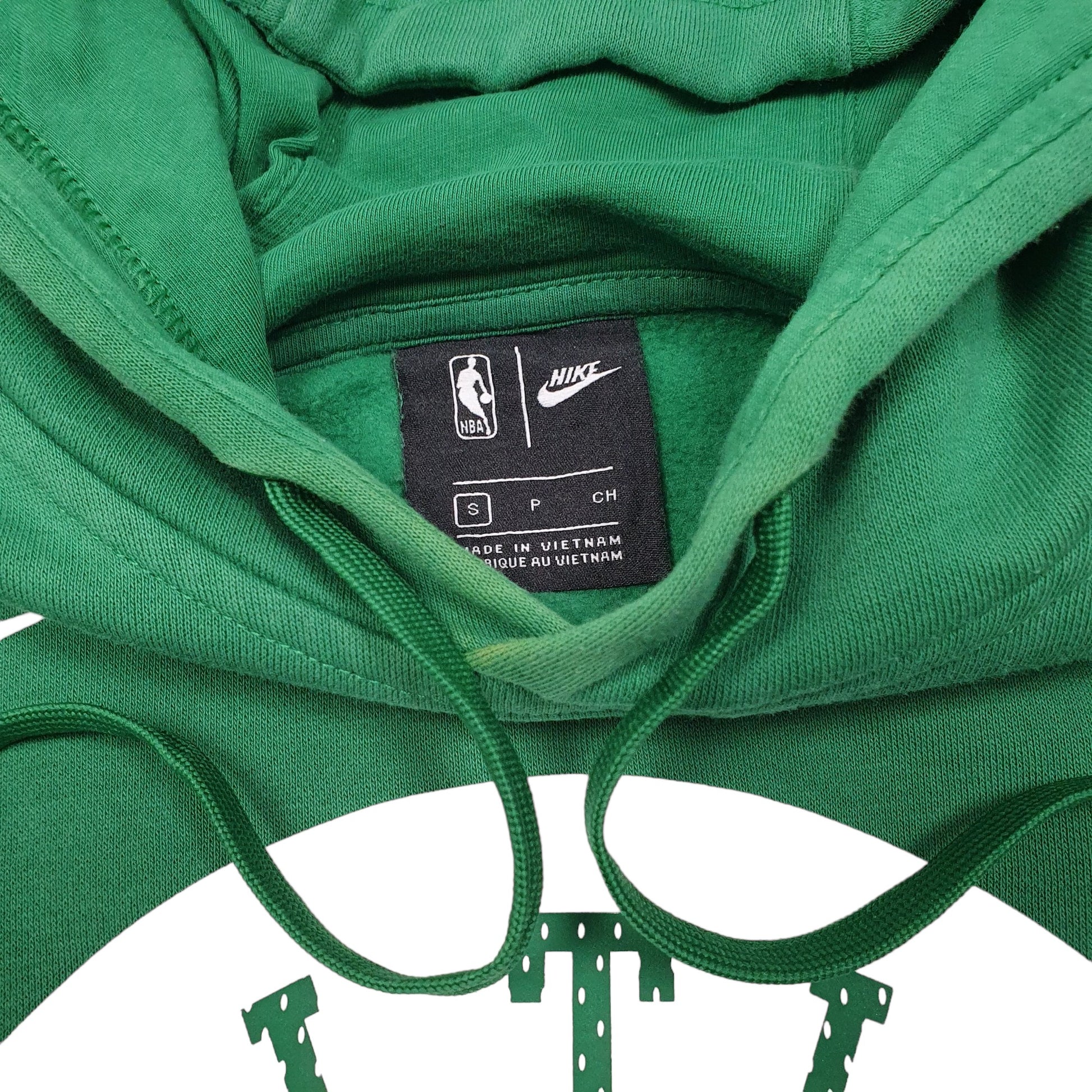 Mens Green Nike Celtics Basketball Hoodie Jumper