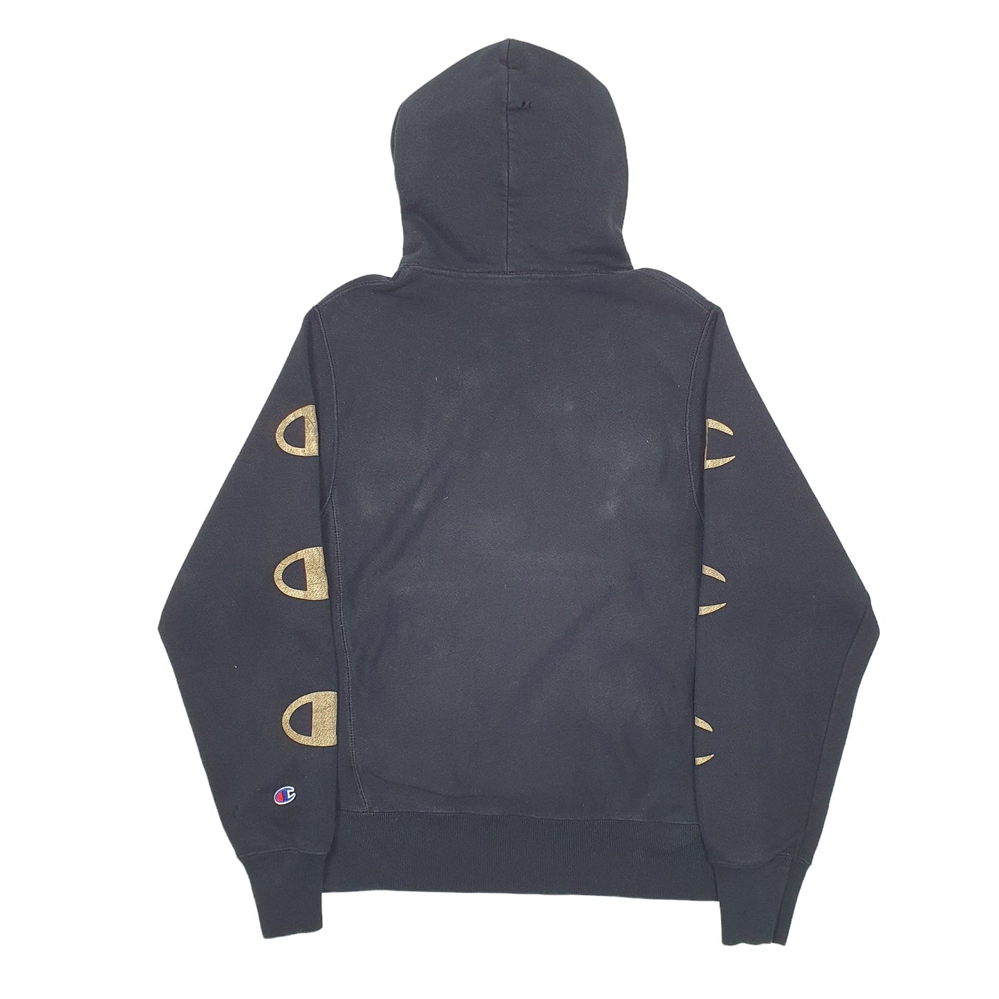 Mens Black Champion  Hoodie Jumper