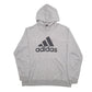 Mens Grey Adidas  Hoodie Jumper