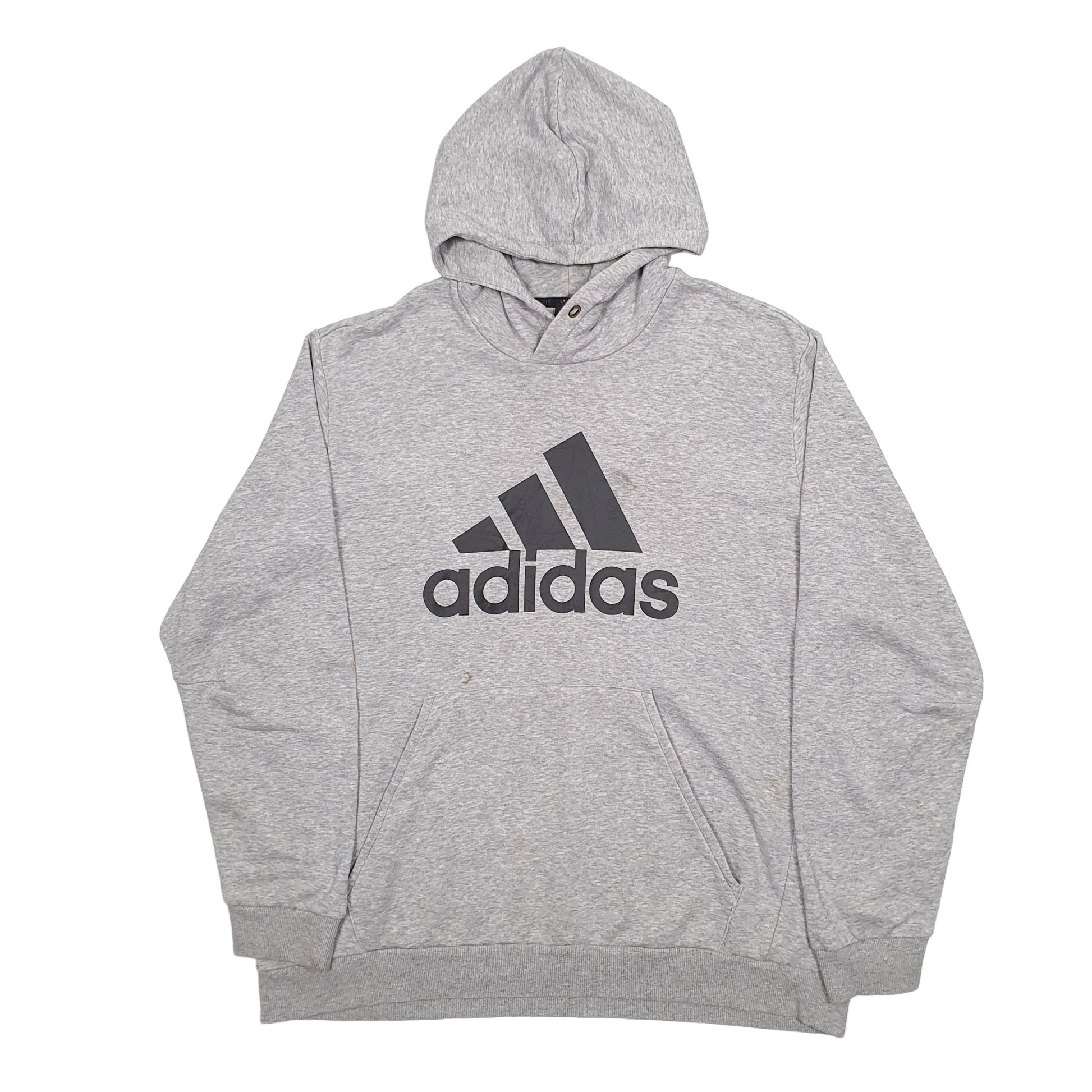Mens Grey Adidas  Hoodie Jumper