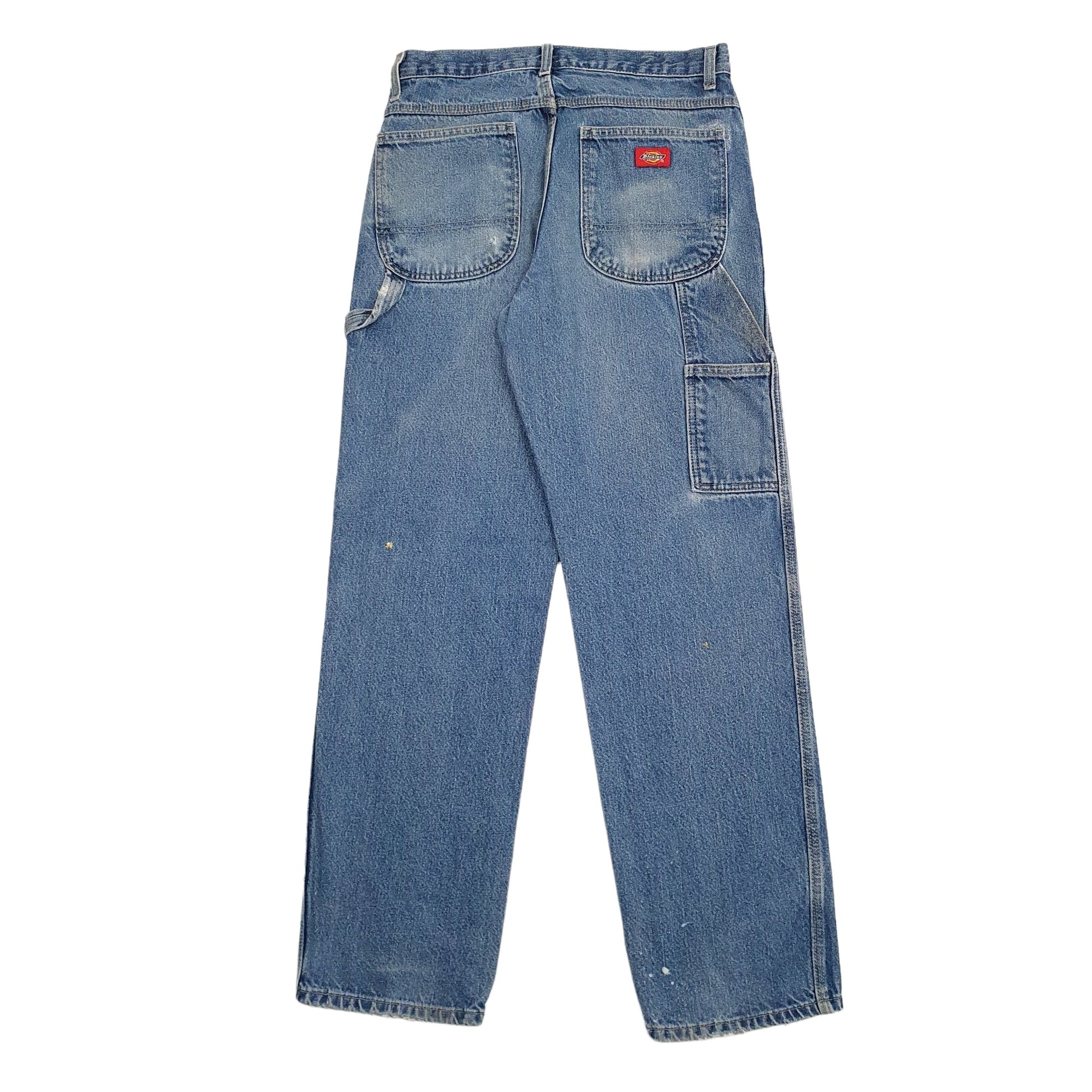 Mens Blue Dickies  Carpenter Trousers