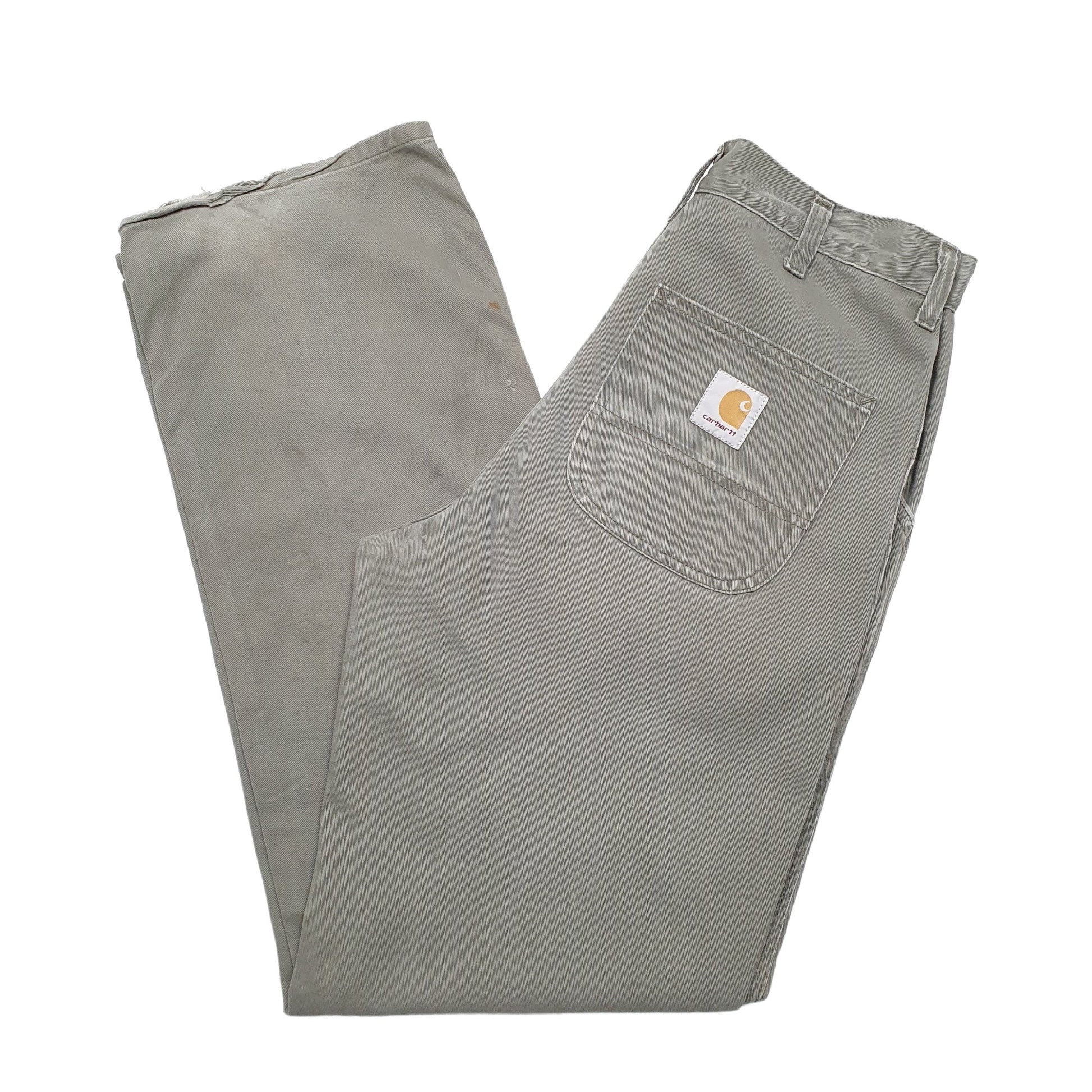 Mens Khaki Carhartt Carpenter Carpenter Trousers