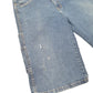 Mens Blue Dickies Carpenter Stretch Denim Shorts