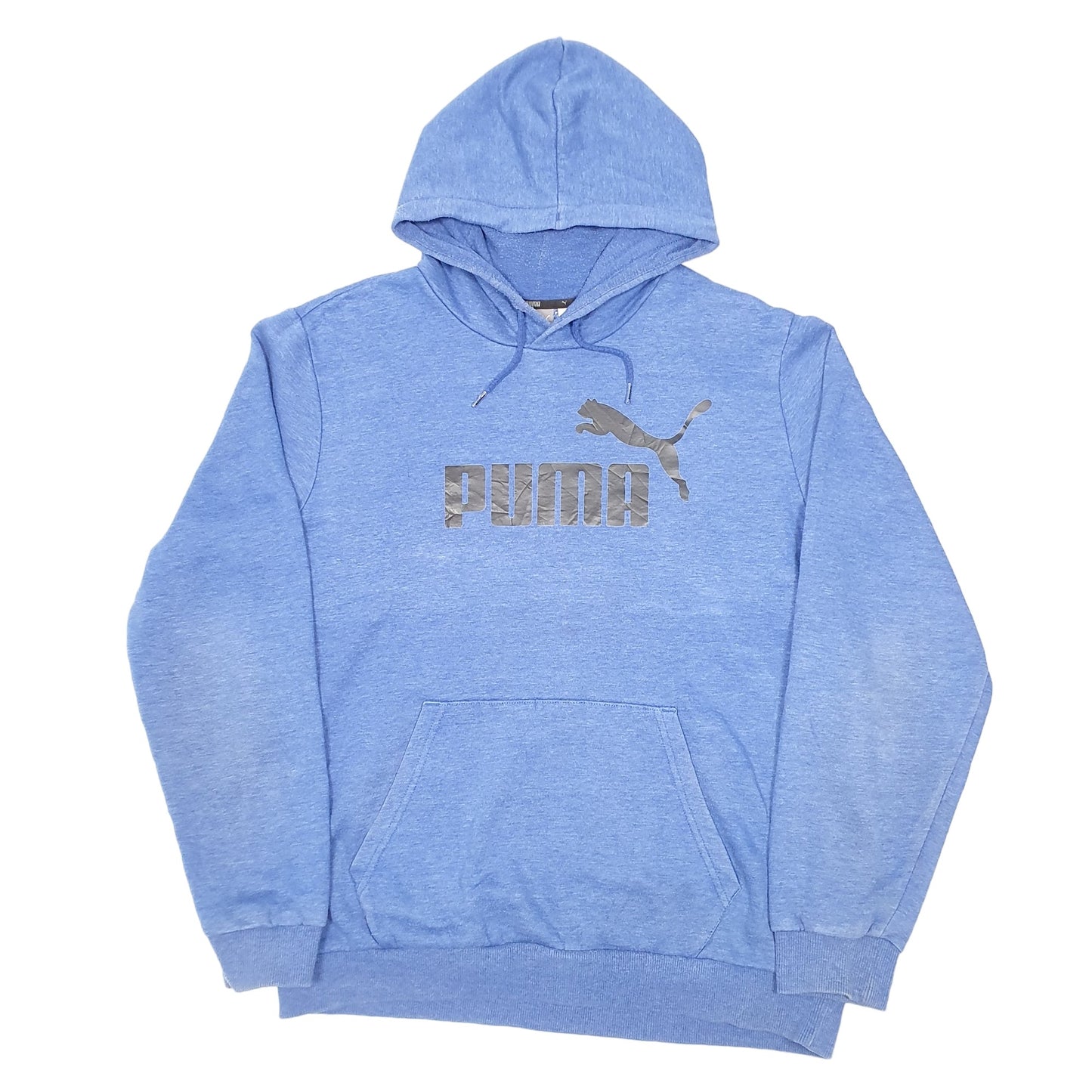 Mens Blue Puma  Hoodie Jumper