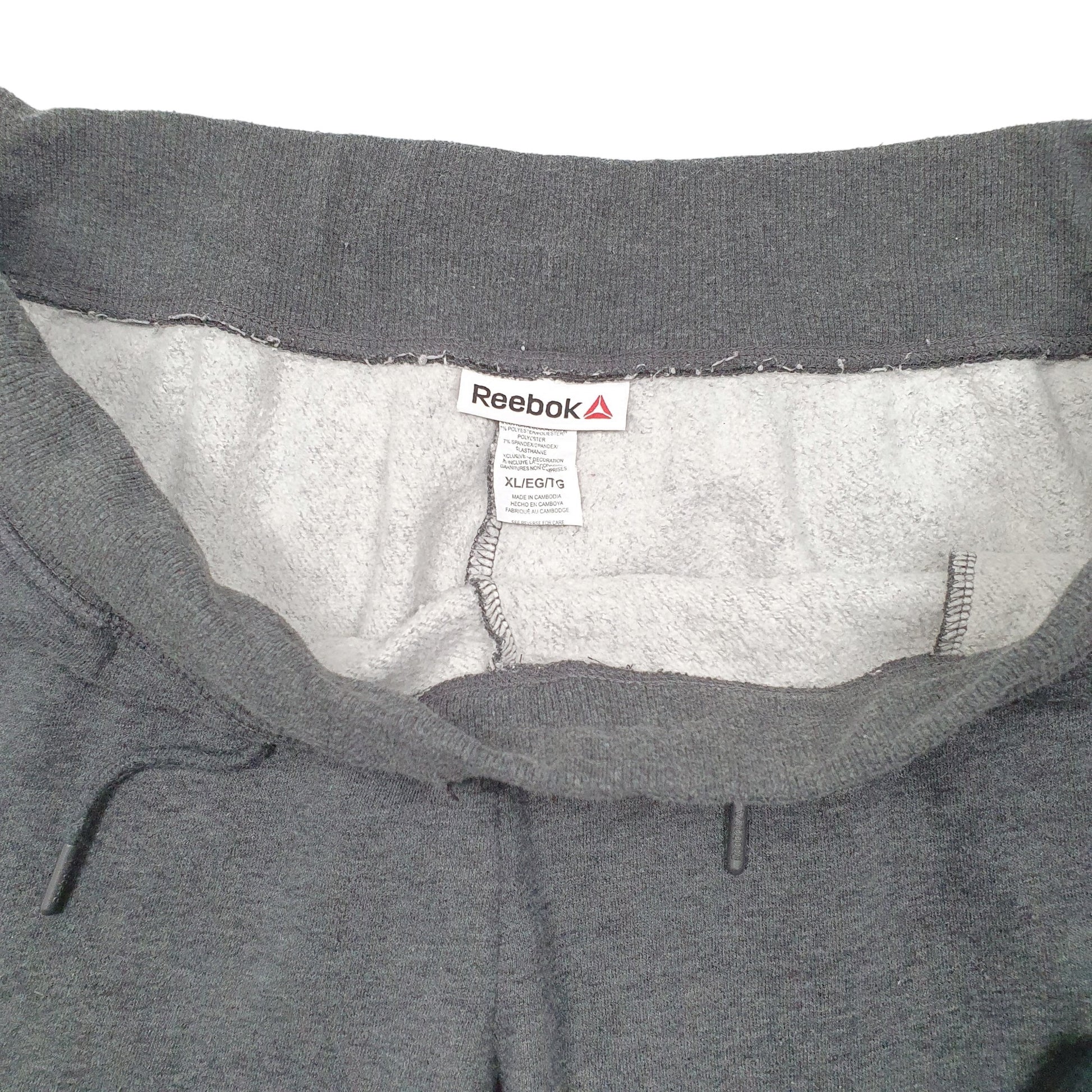 Mens Grey Reebok Sweats Jogger Trousers