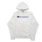 Mens White Champion  Hoodie Jumper