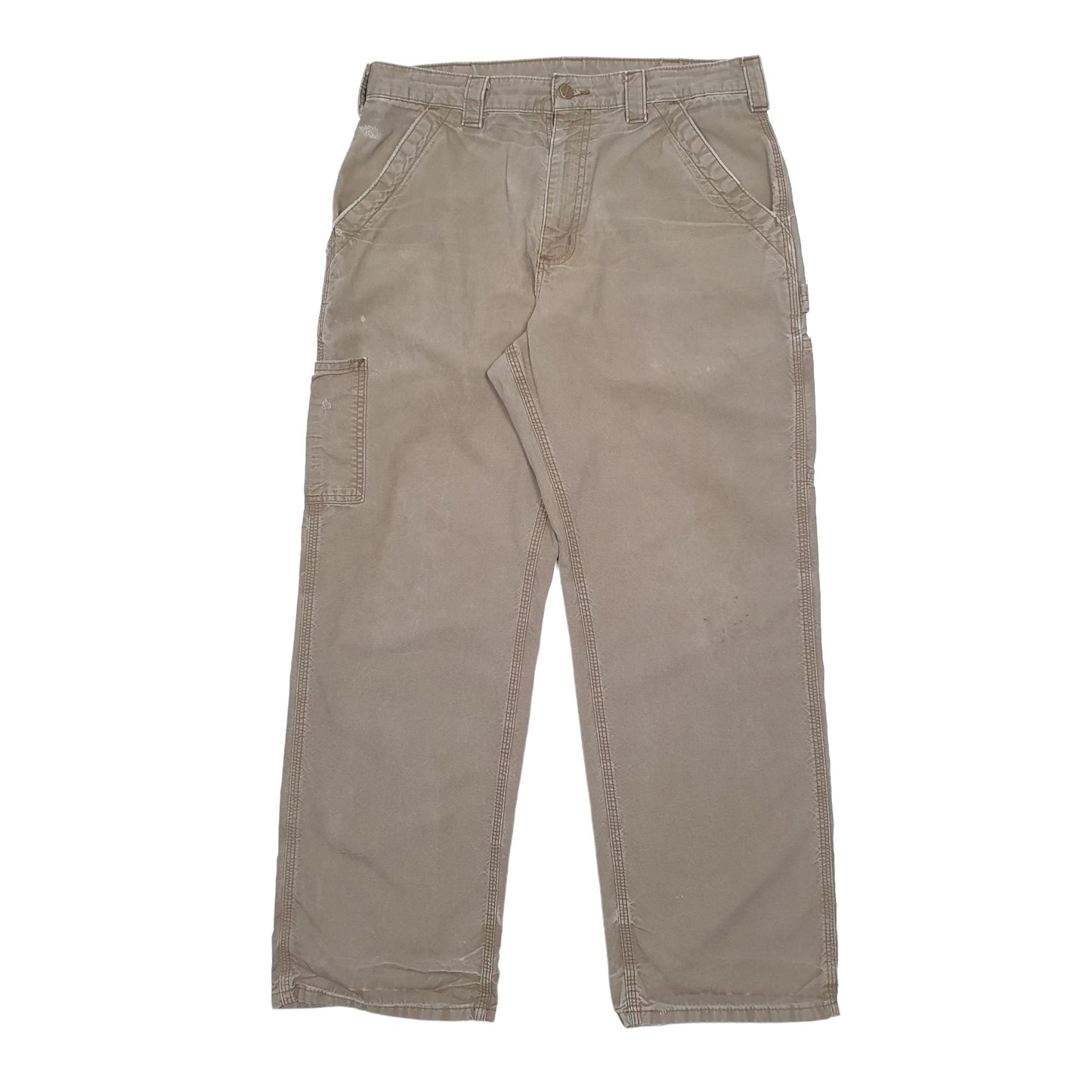 Mens Olive Carhartt  Carpenter Trousers