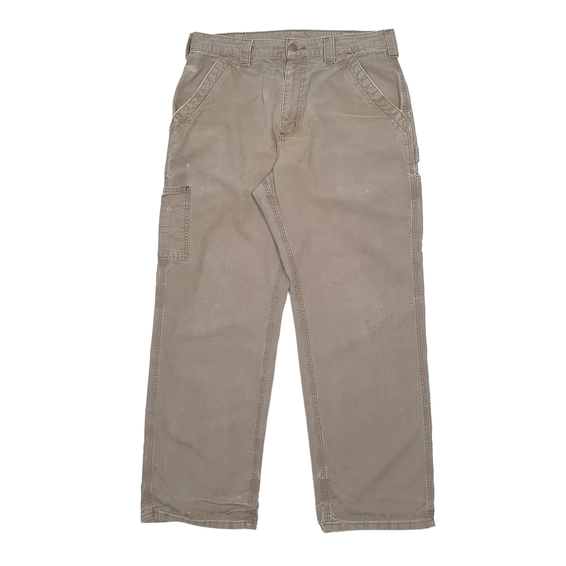 Mens Olive Carhartt  Carpenter Trousers