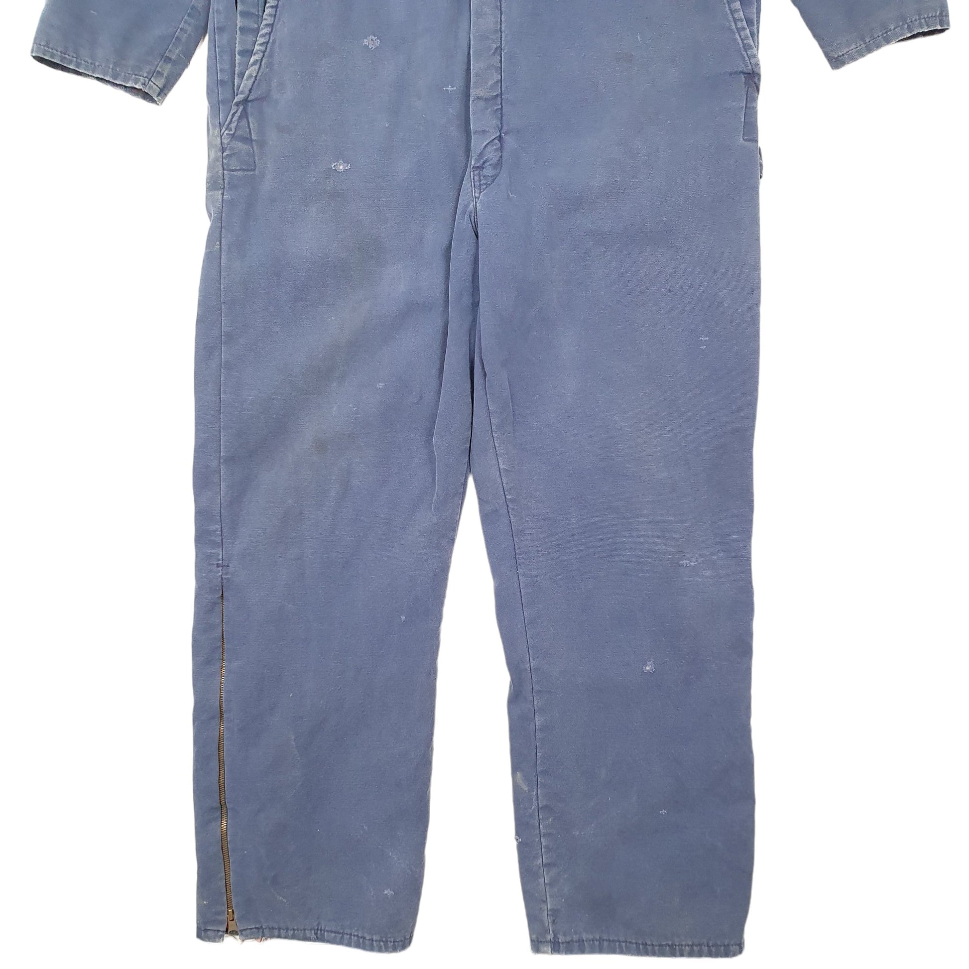 Mens Navy Walls Quilted Vintage Coveralls Overalls  Coat