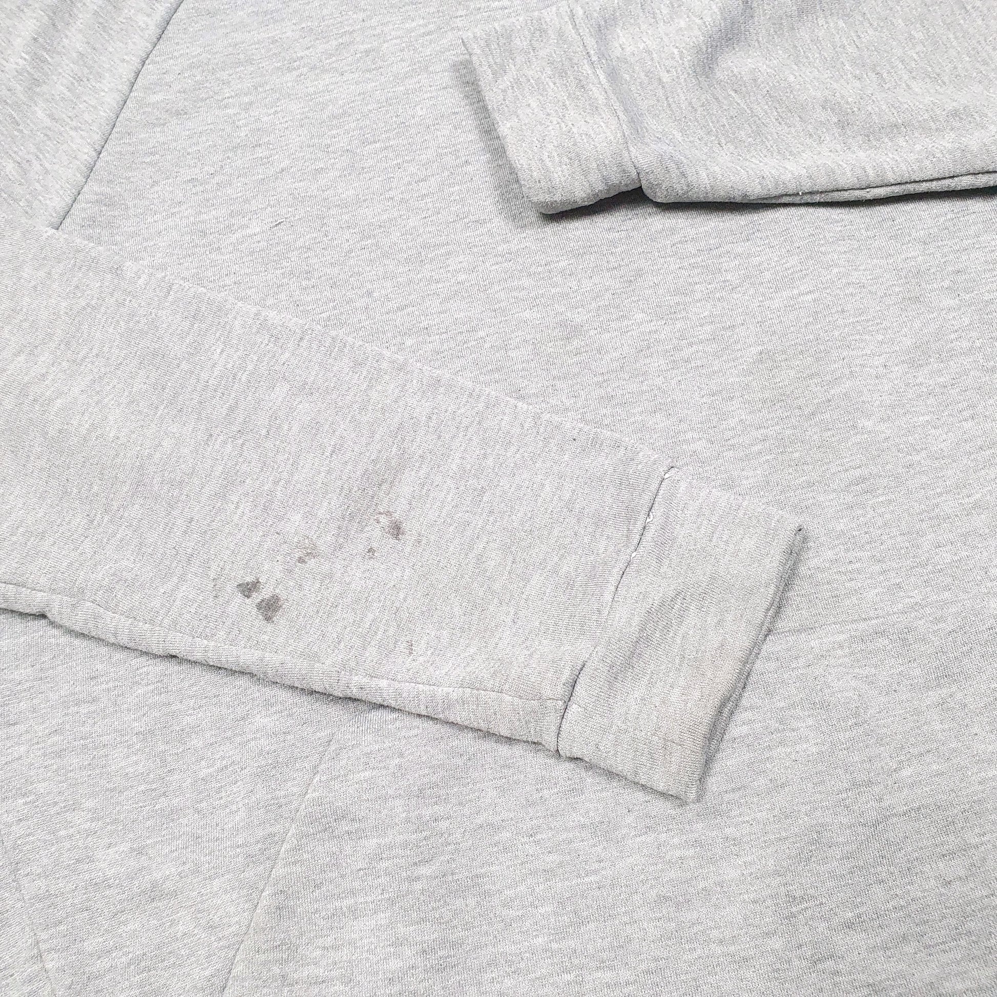 Mens Grey Nike Dri Fit Active Workout Running Hoodie Jumper