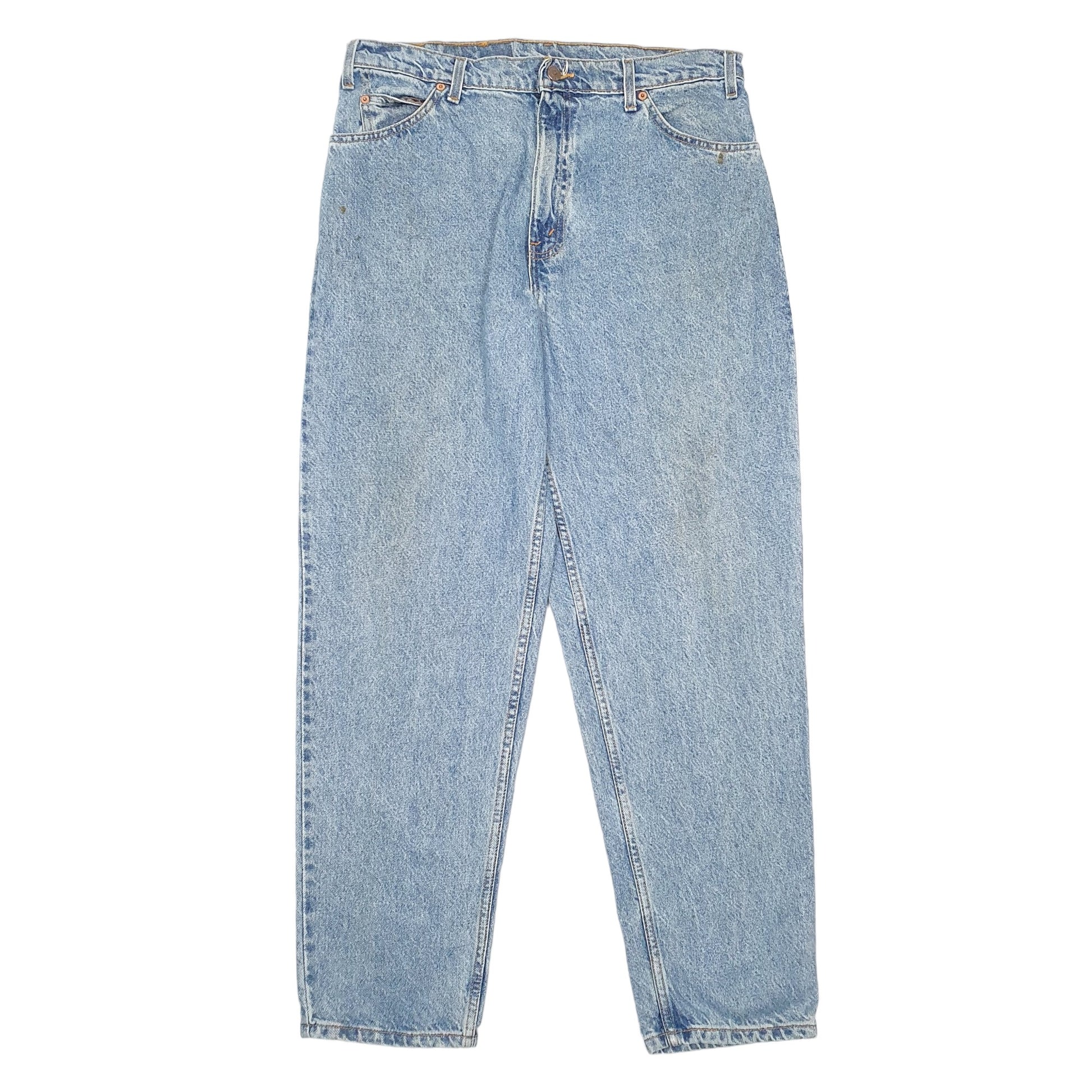 Mens Blue Levis Tapered Vintage 90s Orange Tab 550 JeansW36 L30