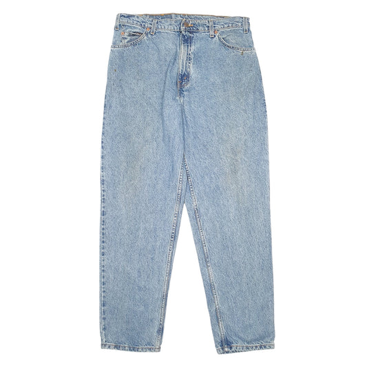 Mens Blue Levis Tapered Vintage 90s Orange Tab 550 JeansW36 L30