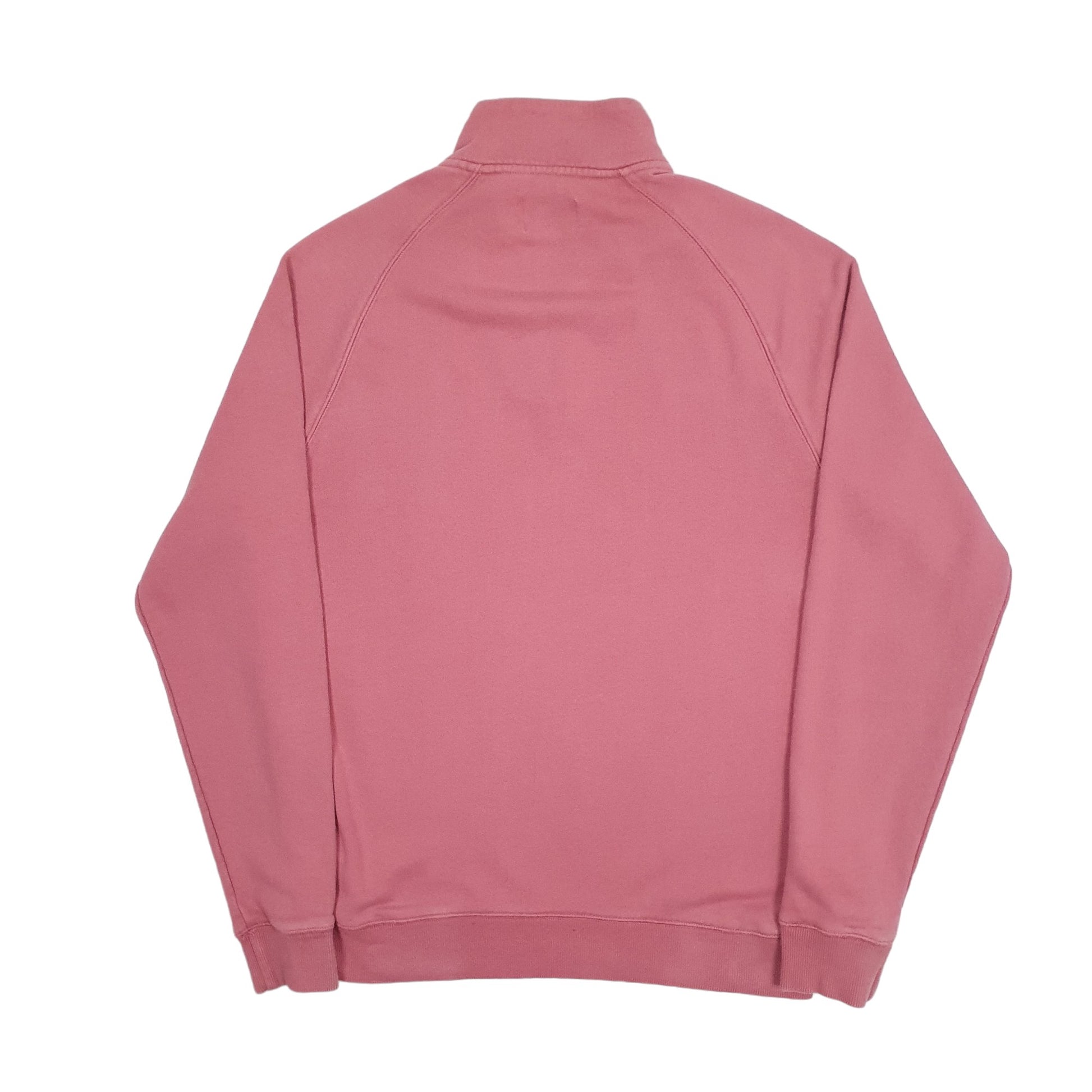 Mens Pink Farah  Quarter Zip Jumper