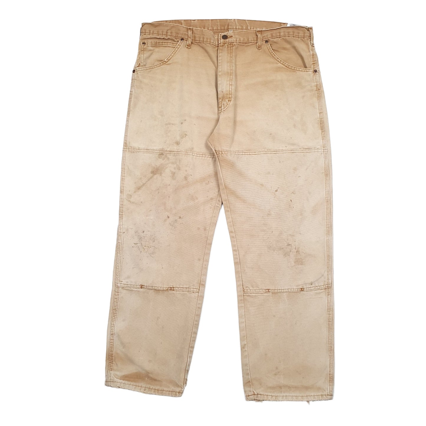 Mens Tan Dickies Double Knee Carpenter Trousers