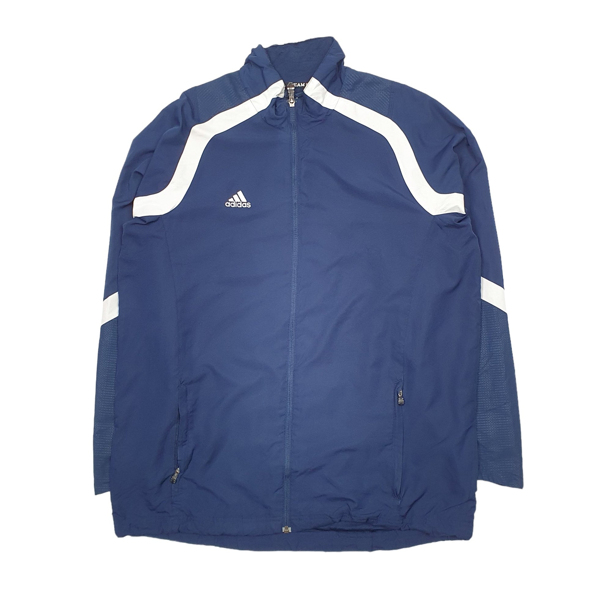 Mens Navy Adidas Climacool Full zip Jumper