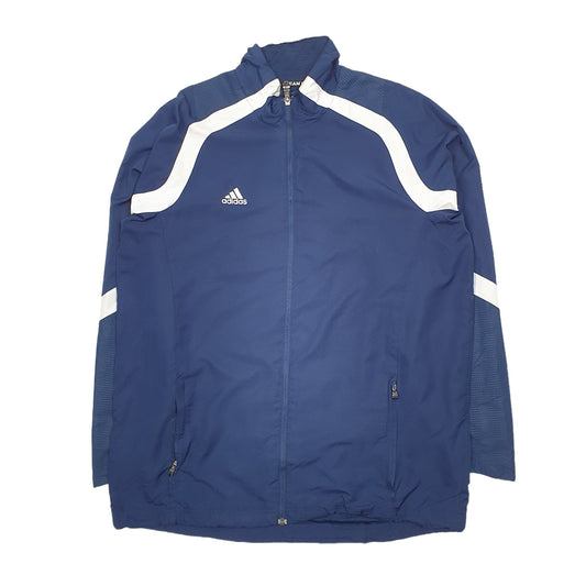 Mens Navy Adidas Climacool Full zip Jumper