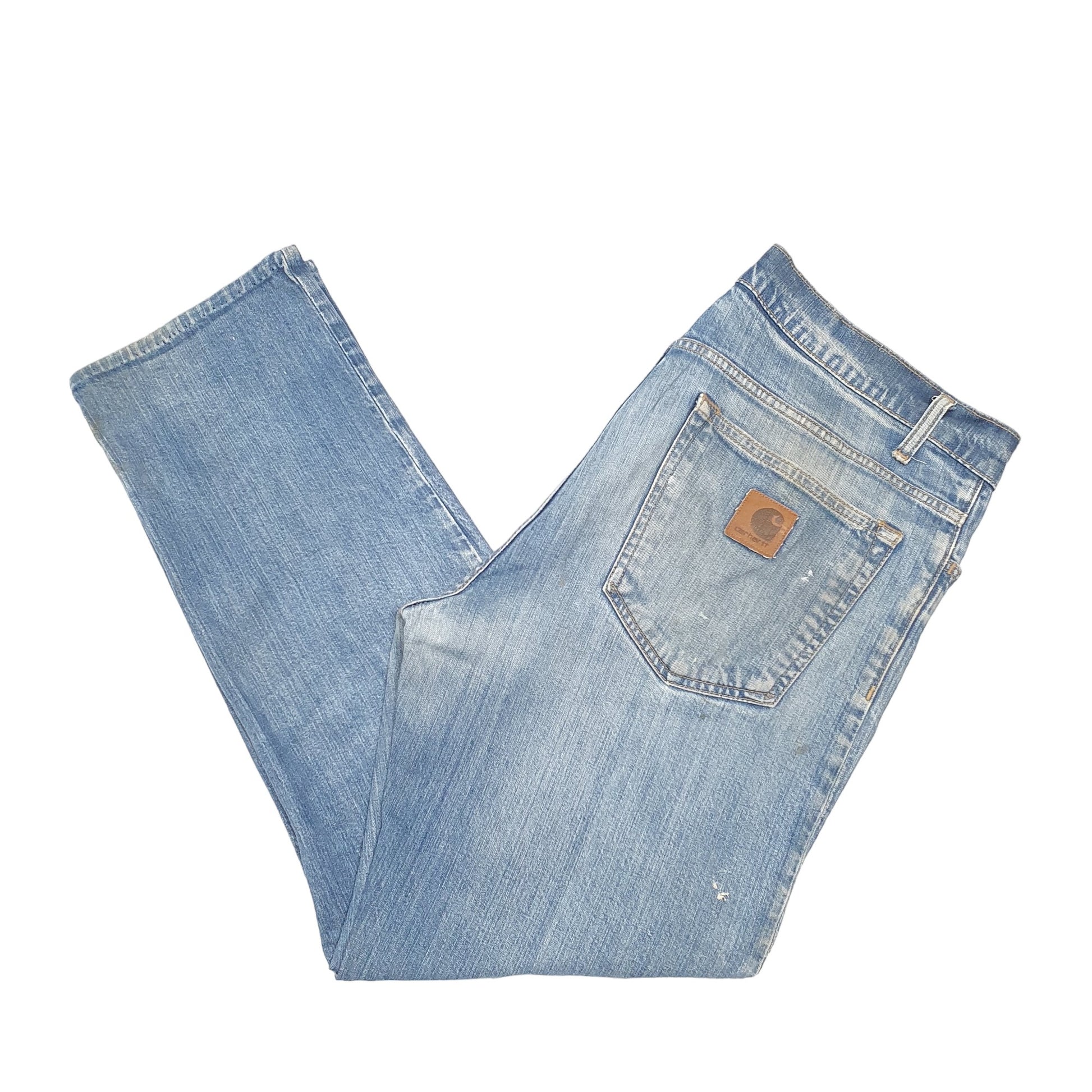 Mens Blue Carhartt Stretch Casual JeansW38 L30