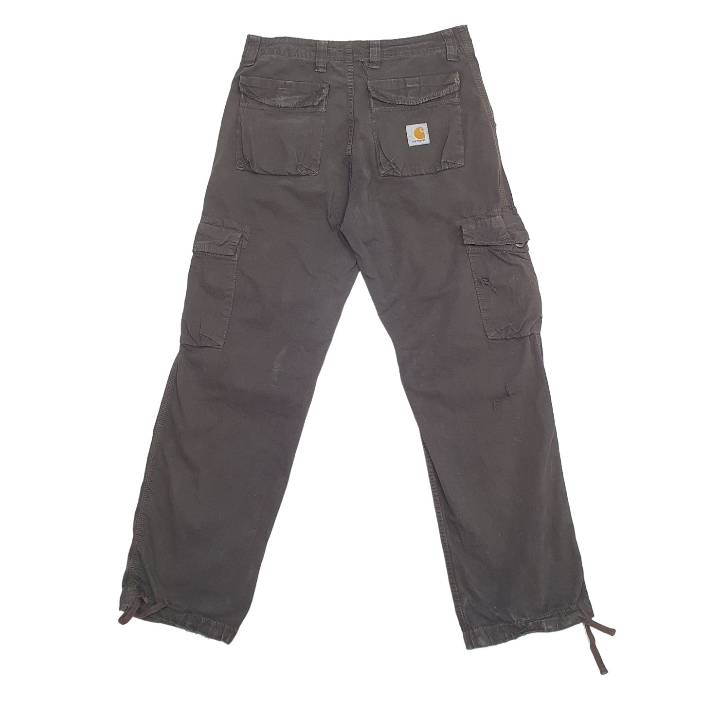 Mens Black Carhartt  Cargo Trousers
