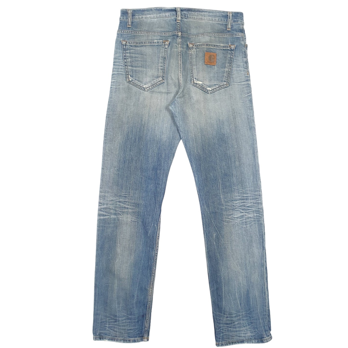 Mens Blue Carhartt Sonic Pant Stretch Casual JeansW32 L32